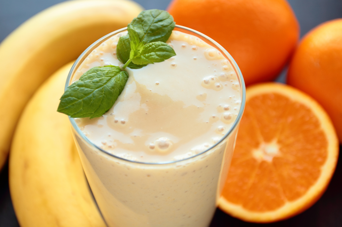Orange and Mint Energy Burst Smoothie
